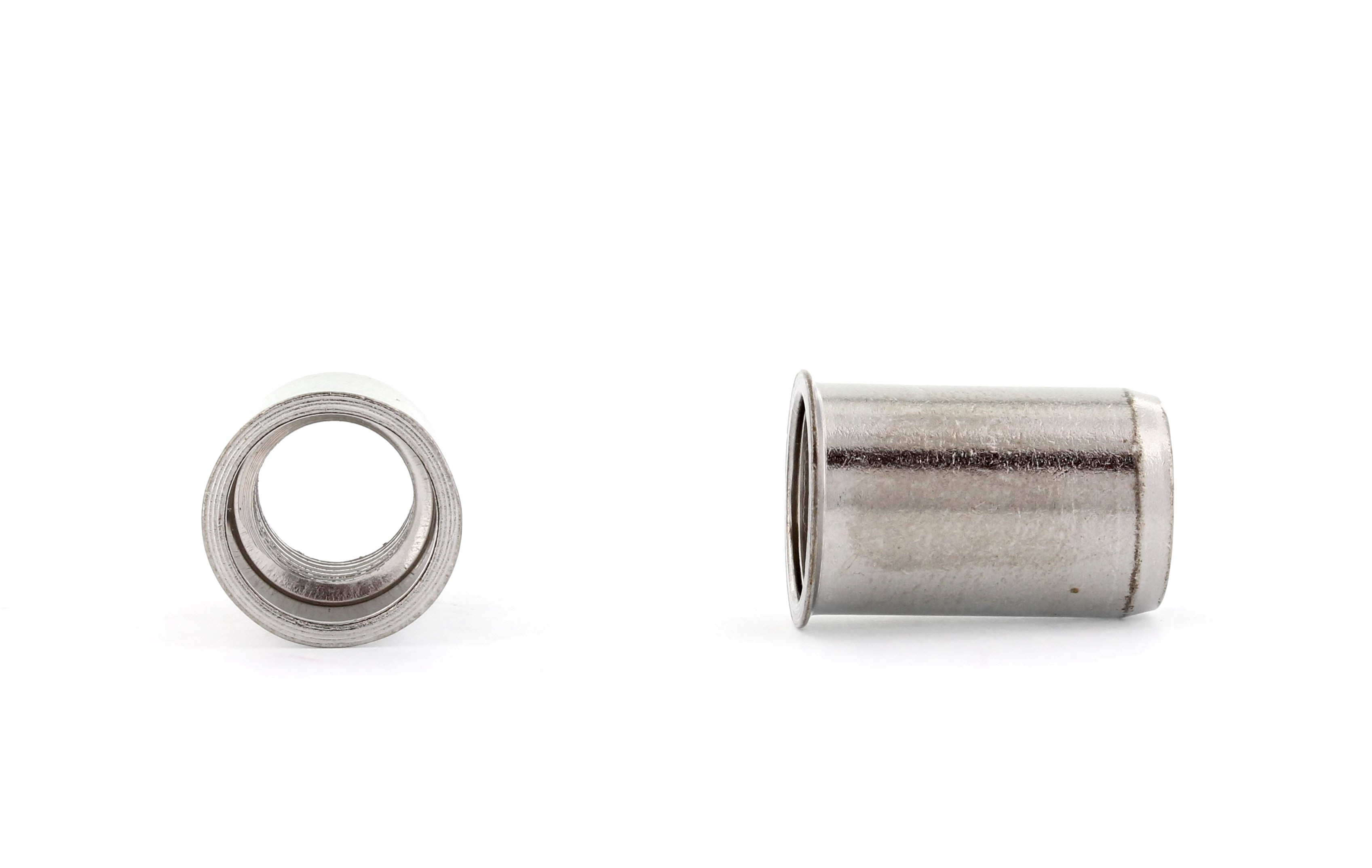 BLINDMUTTER MED REDUSERT FLENS RUSTFRI A2